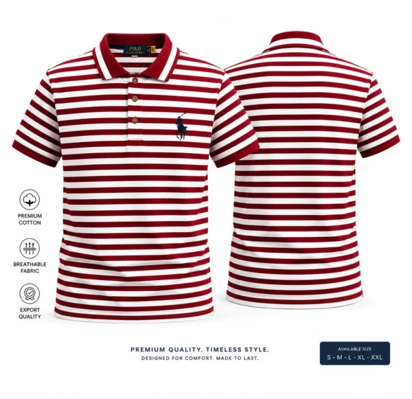 Strive Polo Red