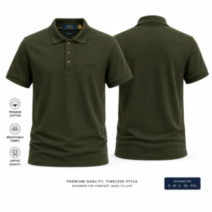 Olive Polo T-Shirt