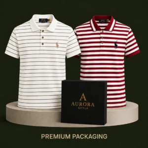 Red & Gold Stripe Combo